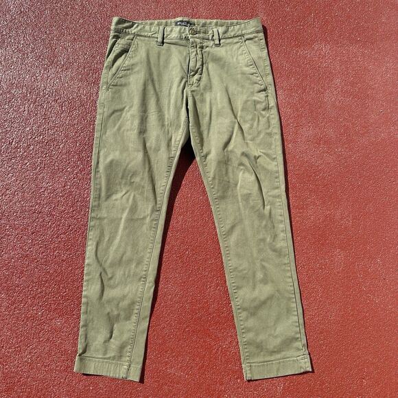 Marc O’ Polo STIG SHAPED FIT LEG REGULAR LENGTH WELT POCKETS - Chinos oliv 32x30 - Picture 1 of 9